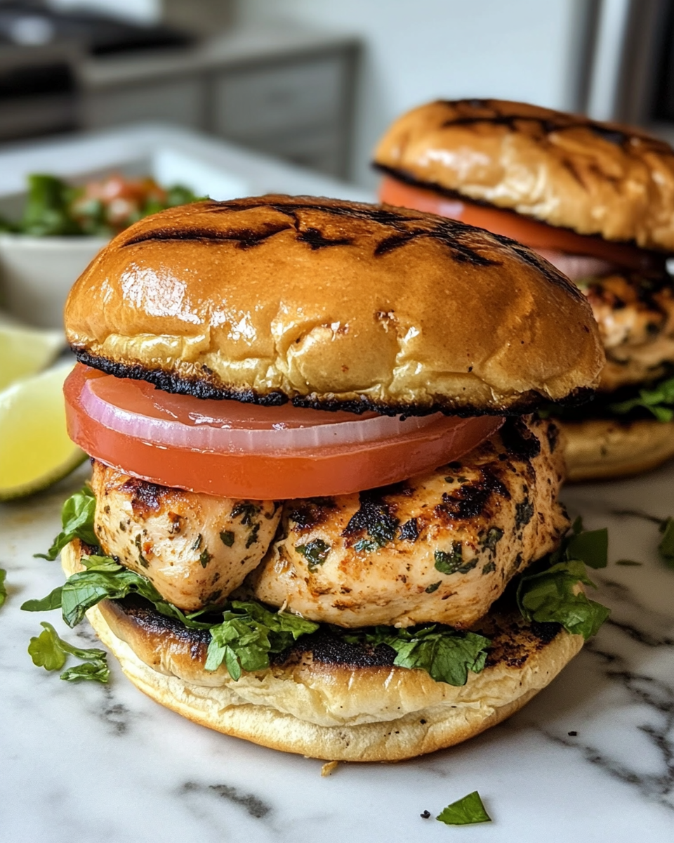 Final dish - Irresistible Greek Chicken Burgers That Will Transform Your Dinner Game