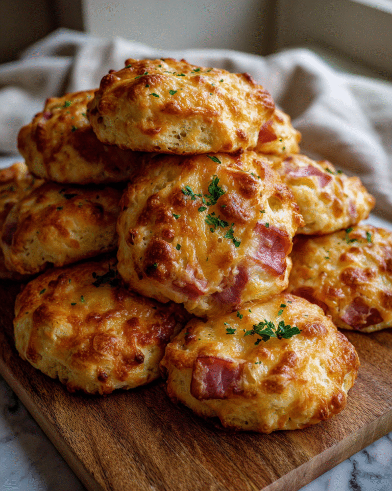 Irresistible Ham and Cheese Butter Swim Biscuits You Need to Try - Featured Image