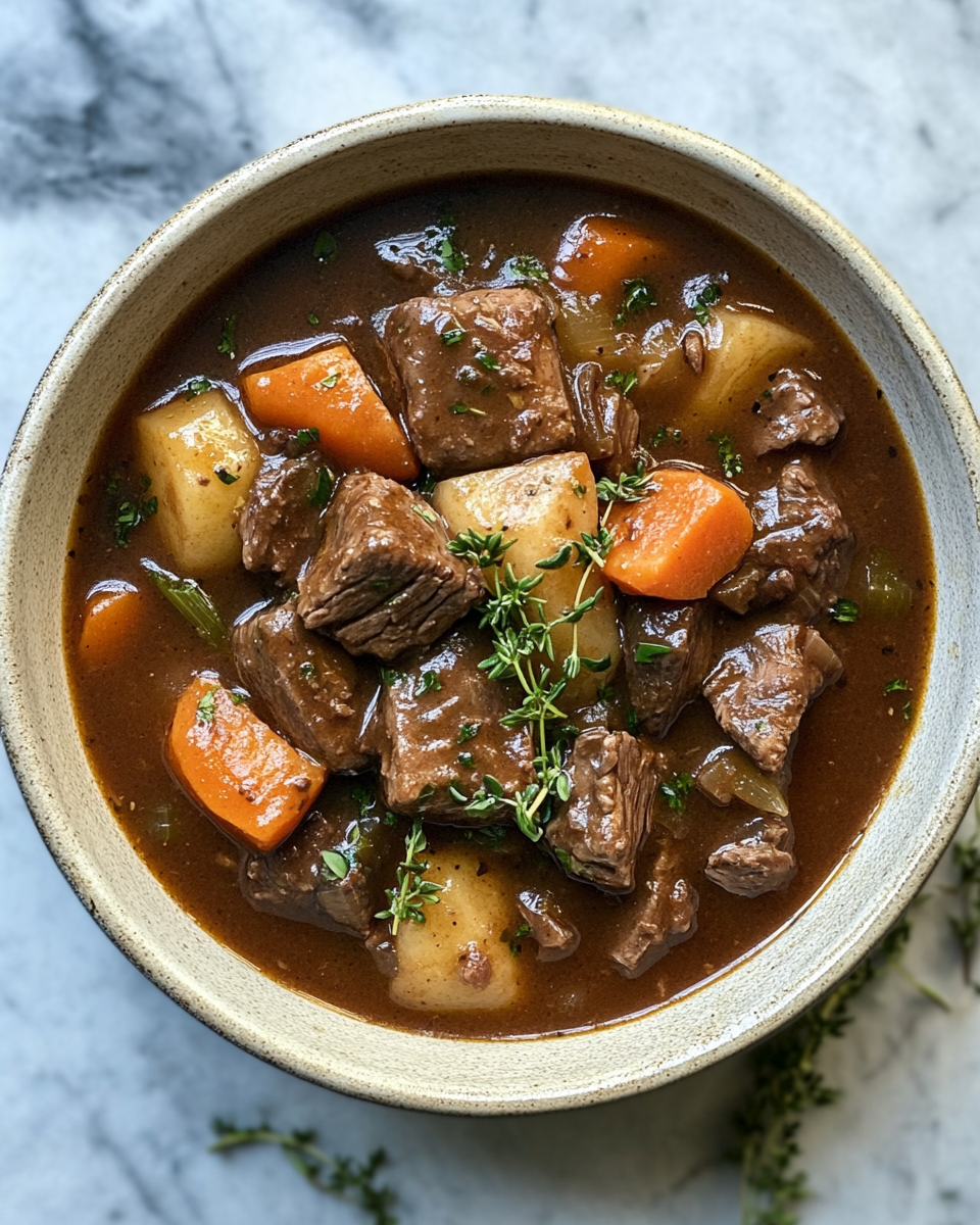 Final dish - The Ultimate Hearty French Beef Stew Recipe to Warm Your Soul