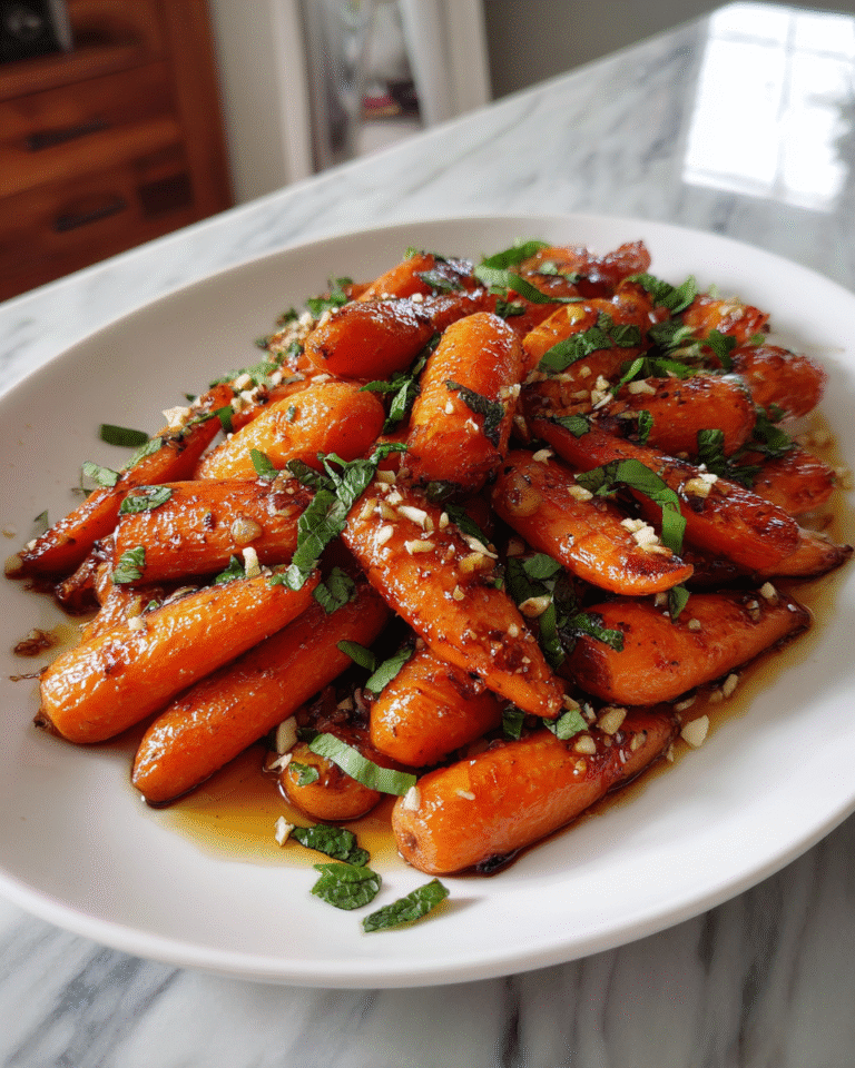 Sweet and Savory Delight Honey Garlic Roasted Carrots Recipe - Featured Image