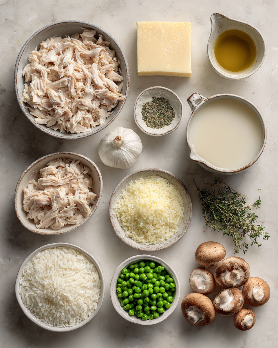 Ingredients for Ina Garten Chicken and Rice Casserole Recipe That Will Steal Your Heart