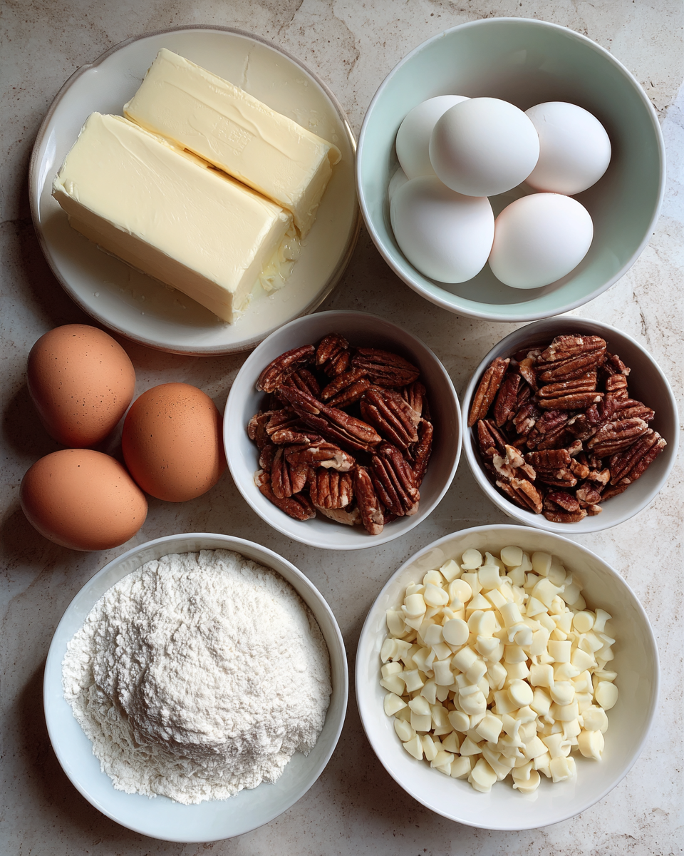 Ingredients for Irresistible Butter Pecan Cookies That Will Melt Your Heart