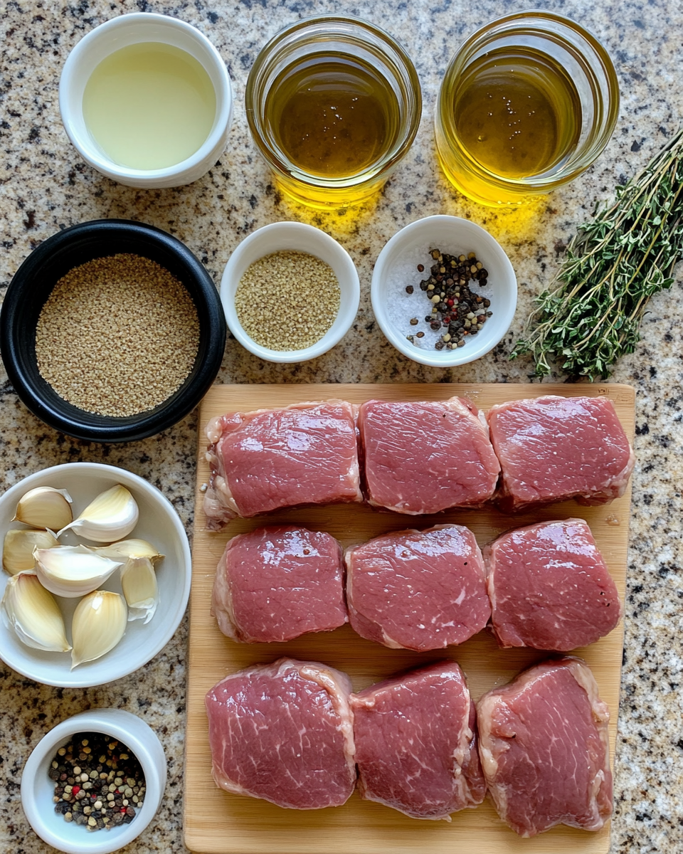 Ingredients for Sweet and Savory Magic Maple Mustard Pork Tenderloin Recipe