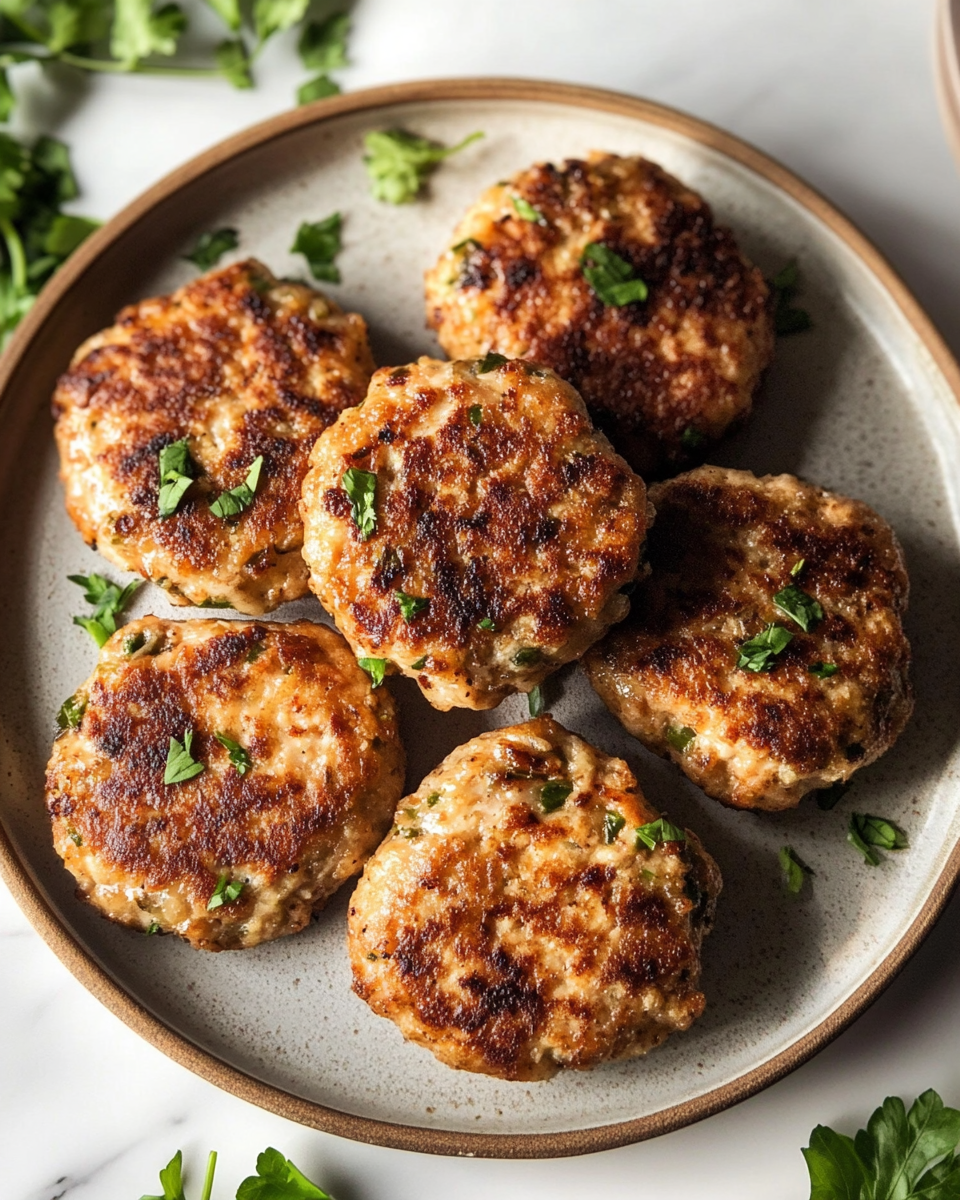 Final dish - Irresistible Mediterranean Chicken Patties You Have to Try