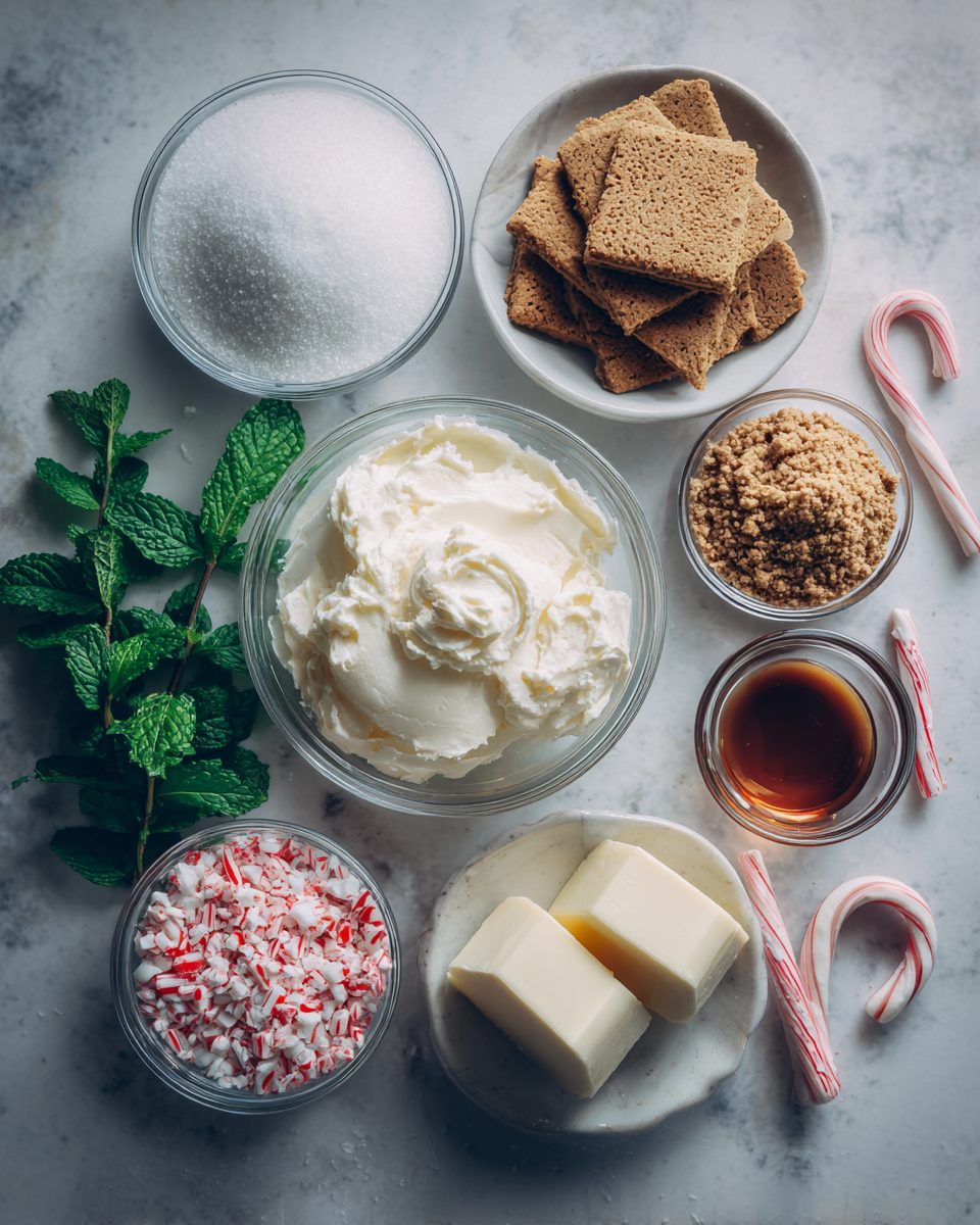 Ingredients for Irresistible No-Bake Peppermint Cheesecake You Need to Try