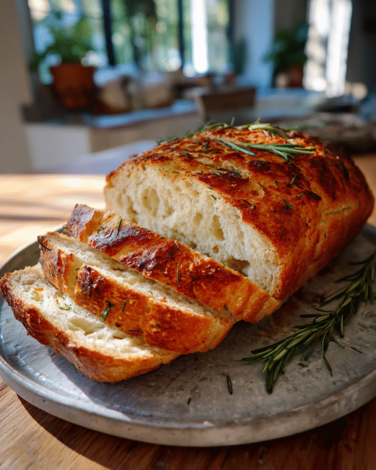 No-Knead Roasted Garlic Rosemary Bread That Will Elevate Your Baking Game - Featured Image