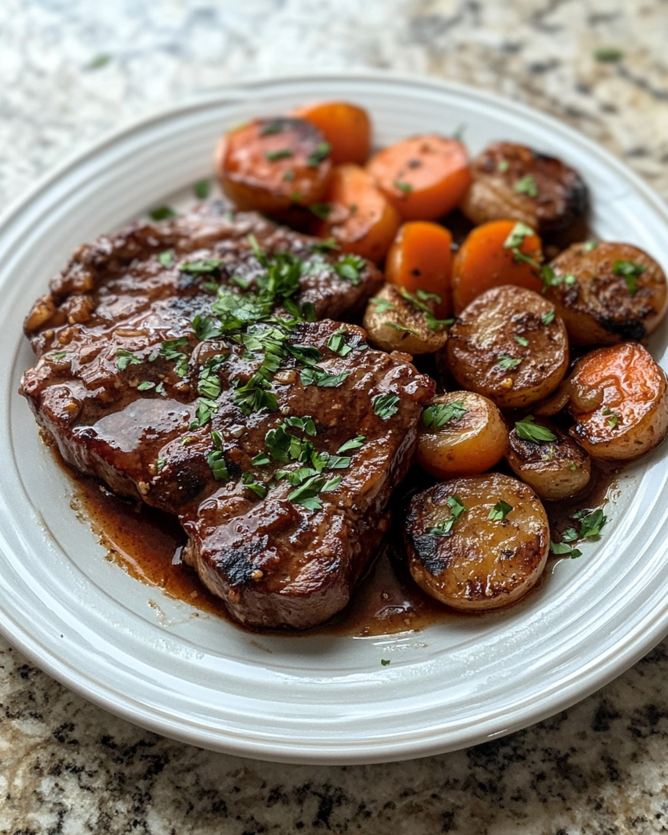 Final dish - Classic Comfort on a Plate Old-Fashioned Swiss Steak Recipe