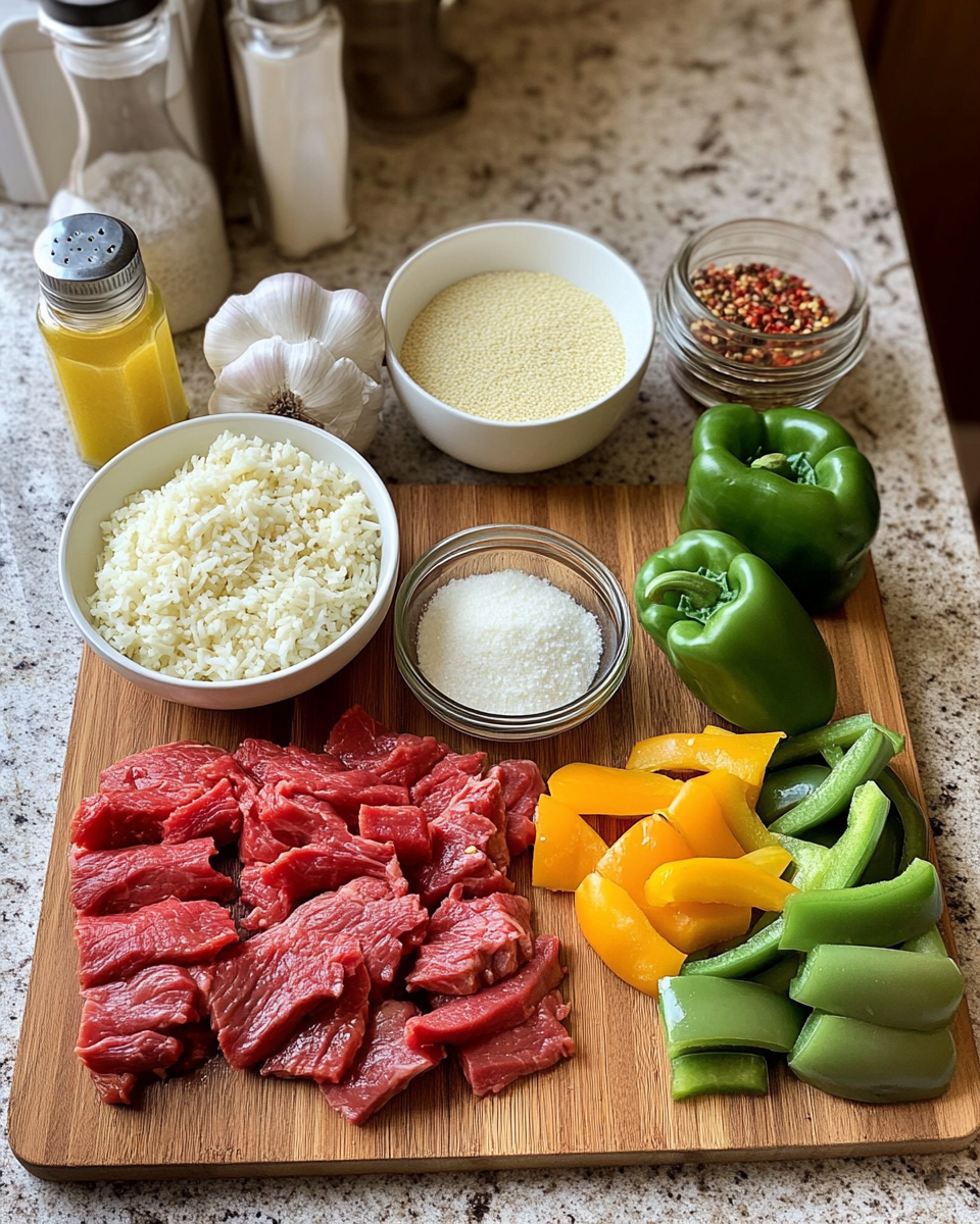 Ingredients for Delicious Printable Philly Cheesesteak Bowl Recipe You Need to Try