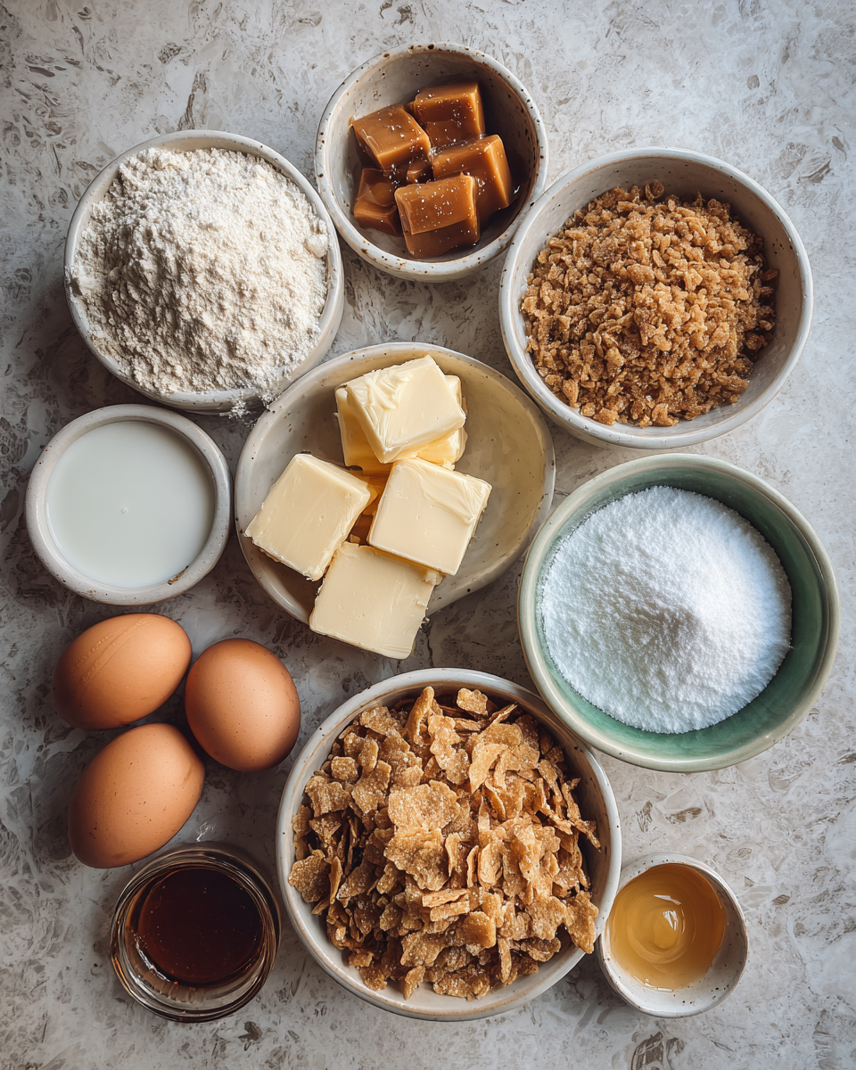 Ingredients for Irresistible Salted Caramel Crunch Cookies You Need to Try