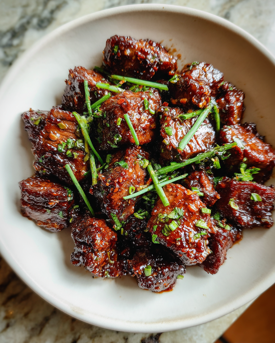 Final dish - Irresistible Sweet and Sticky Steak Bites You Need to Try