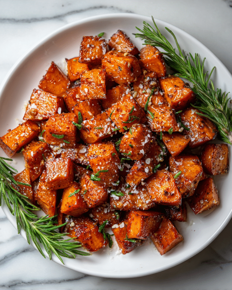 Irresistible Walnut Maple Roasted Sweet Potatoes Recipe for Fall Flavors - Featured Image