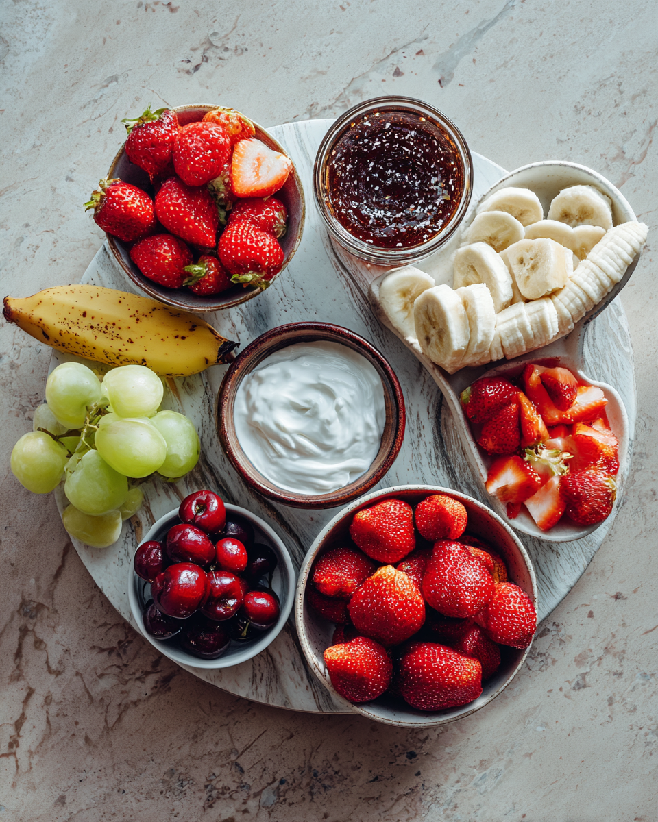 Ingredients for Deliciously Simple 3-Ingredient Fruit Dip You Can Whip Up in Minutes