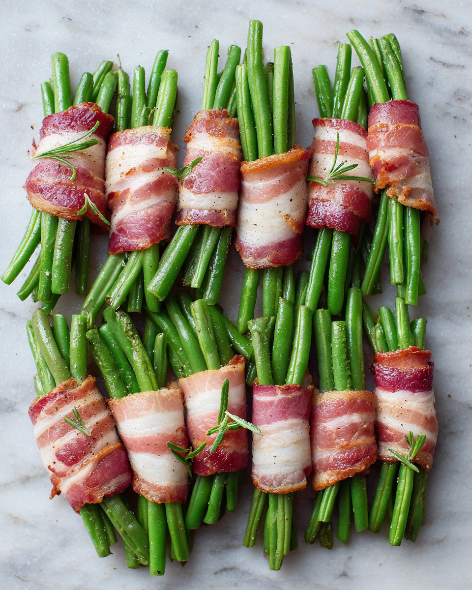 Ingredients for Irresistible Bacon-Wrapped Green Bean Bundles That Will Steal the Show