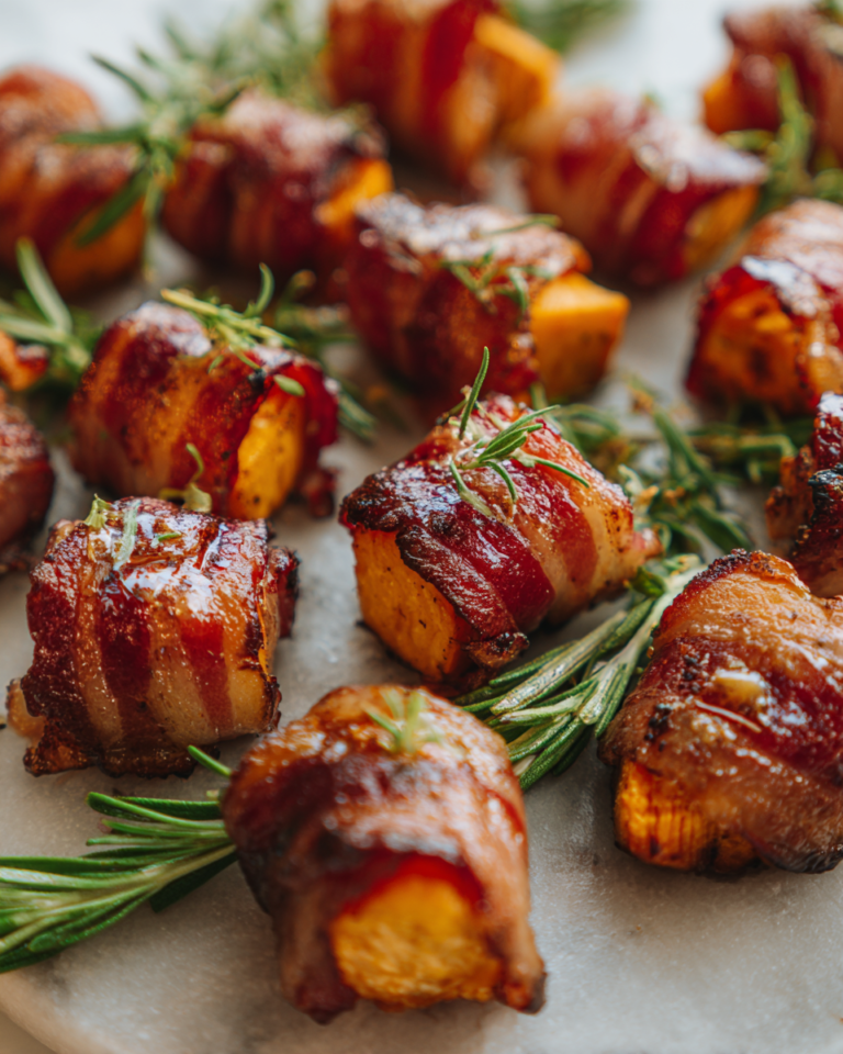 Irresistible Bacon Wrapped Sweet Potato Bites You Need to Try - Featured Image
