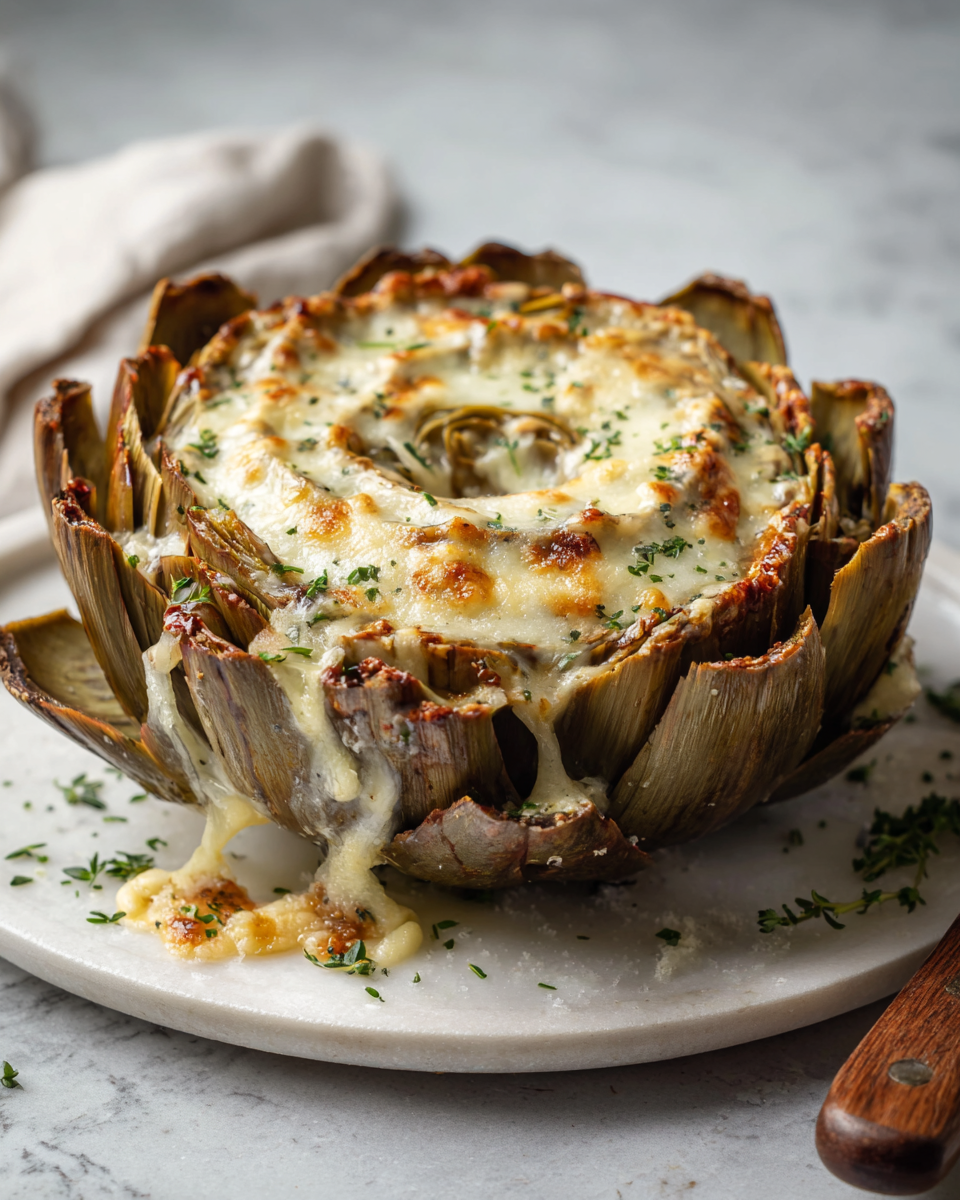 Final dish - Irresistible Baked Artichoke Parmesan Recipe You Need to Try