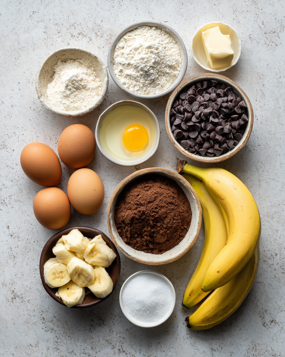Ingredients for Irresistible Banana Bread Brownies You Have to Try Today