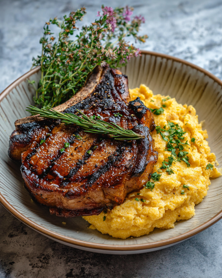 Savor the Flavor of BBQ Pork Chop and Cornbread Skillet Delight - Featured Image