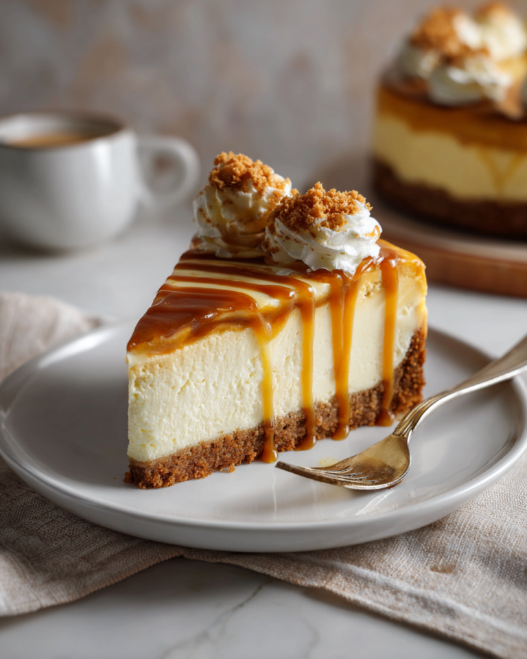 Indulge in the Irresistible Butterscotch Cinnamon Cheesecake Swirl Delight - Featured Image