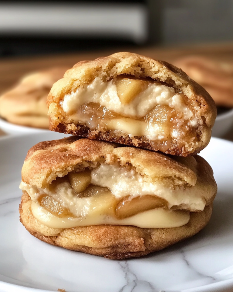 Irresistible Caramel Apple Cheesecake Stuffed Cookies You Need to Try - Featured Image