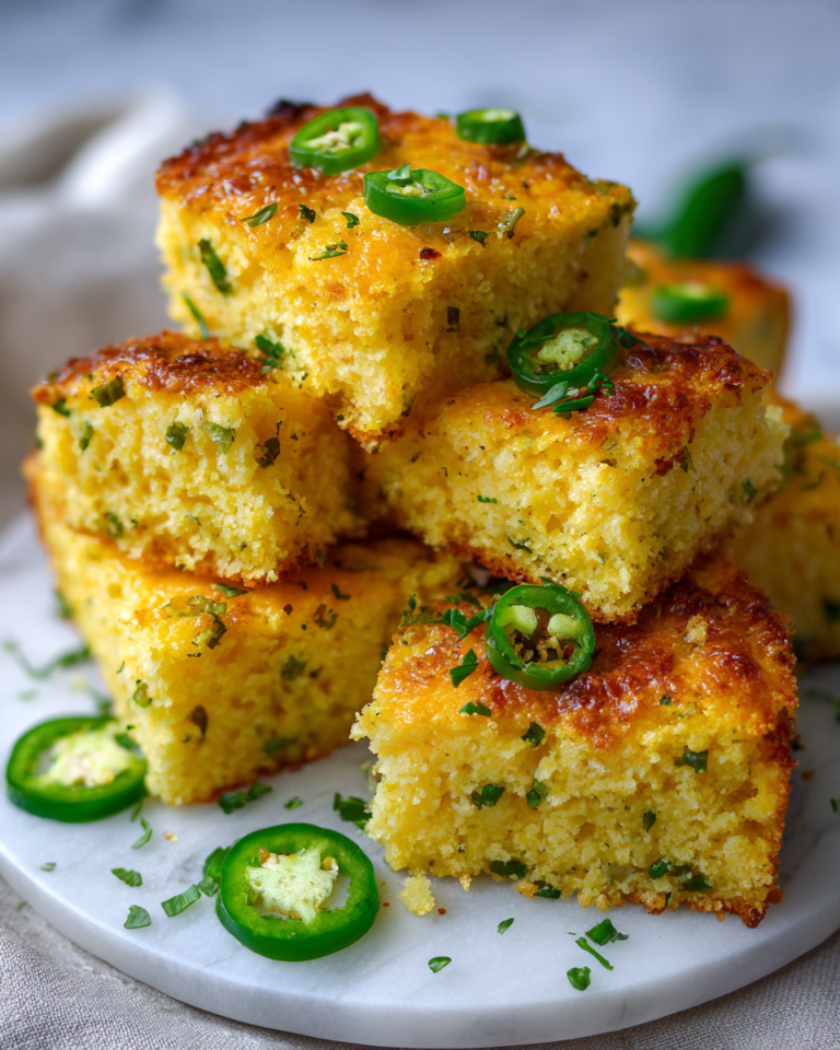 Irresistible Cheddar Jalapeño Cornbread Casserole Recipe You Need to Try - Featured Image