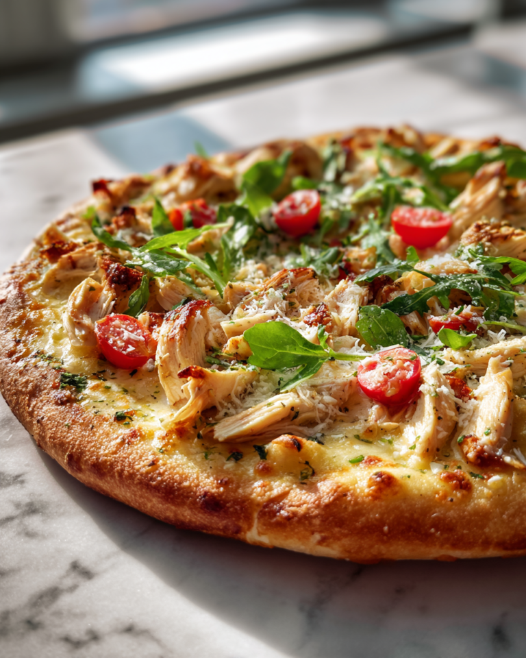 Irresistible Chicken Caesar Pasta Flatbread Recipe You Have to Try - Featured Image