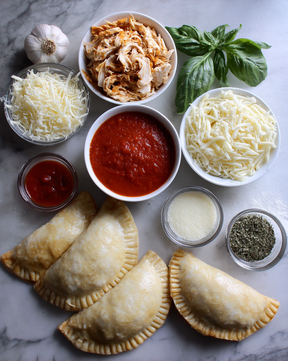 Ingredients for Irresistible Chicken Parmesan Crescent Pockets You Have to Try
