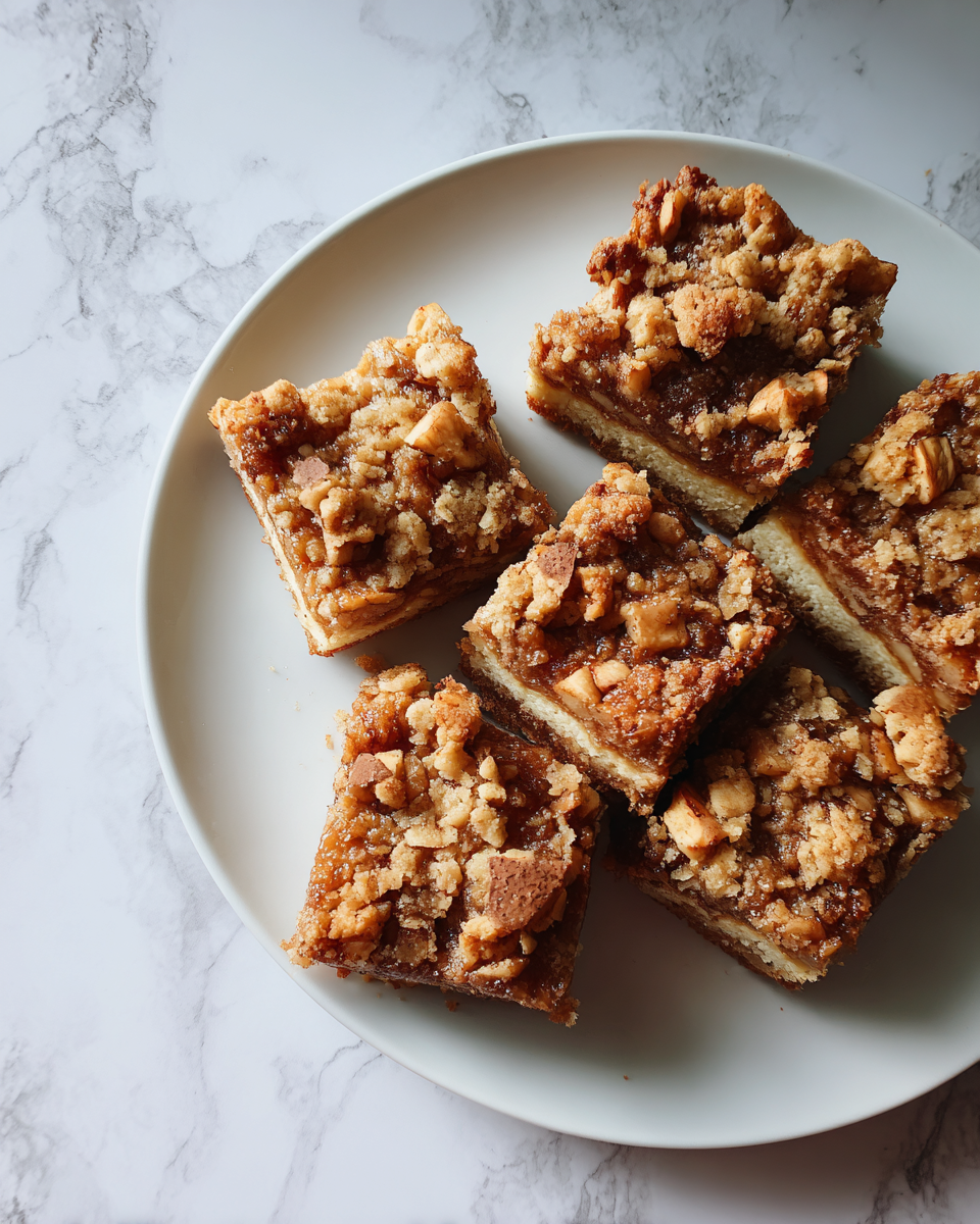 Final dish - Irresistible Cinnamon Apple Crumble Bars to Satisfy Your Sweet Tooth