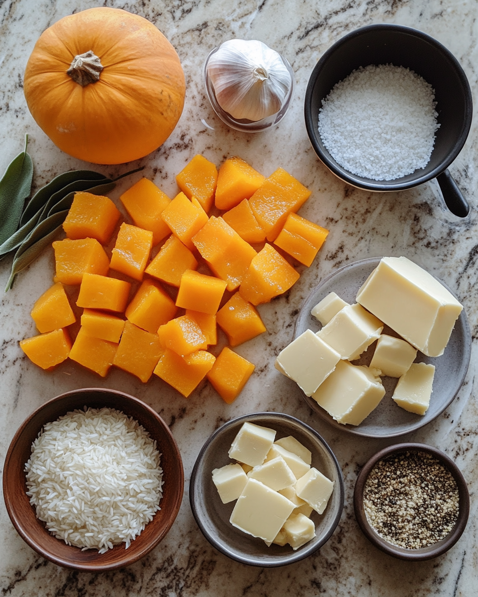 Ingredients for Indulge in Creamy Roasted Butternut Squash Risotto for Ultimate Comfort