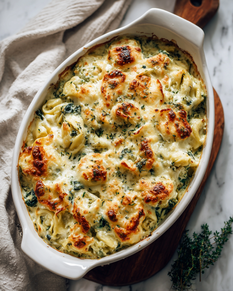 Ultimate Creamy Spinach Artichoke Tortellini Bake Recipe You Need to Try - Featured Image