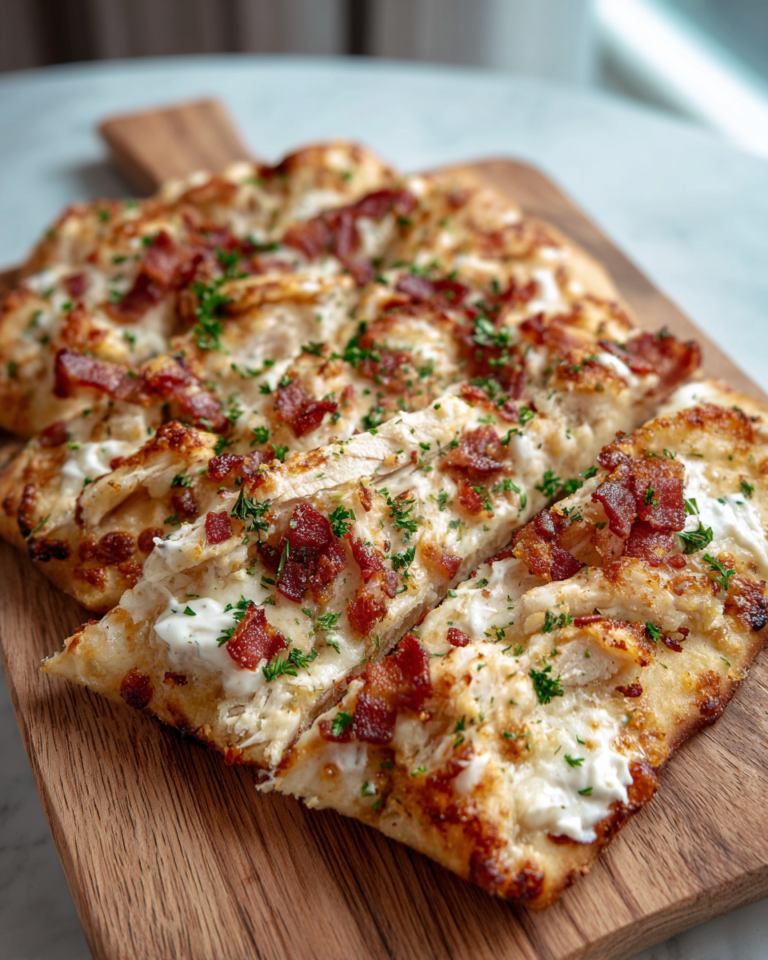 Irresistible Crispy Chicken Bacon Ranch Flatbread You Need to Try - Featured Image