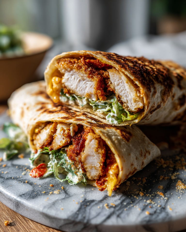 Crunch Into Flavor with Crispy Chicken Caesar Tortilla Wraps - Featured Image