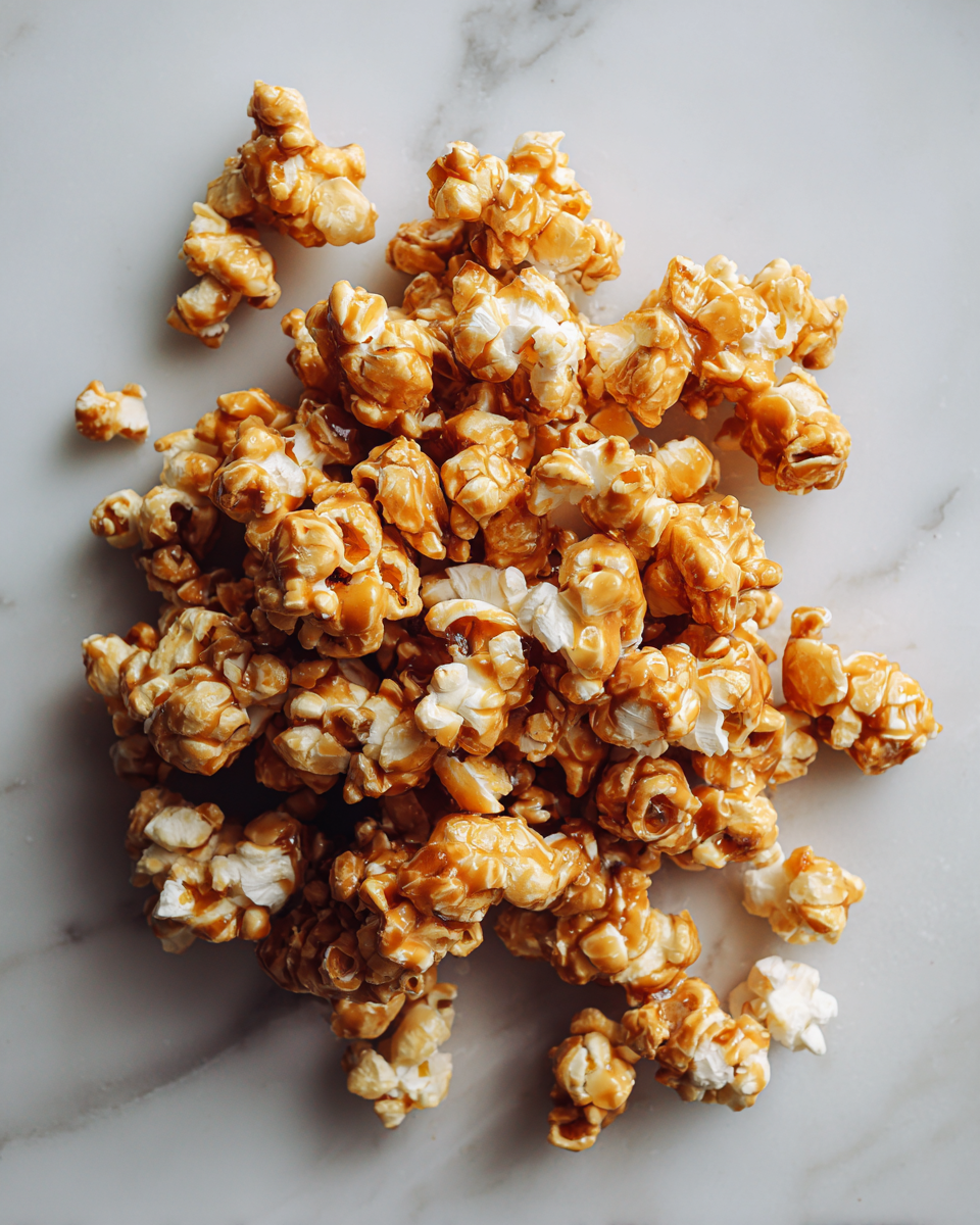 Final dish - Irresistible Crunchy Salted Caramel Popcorn Clusters You Have to Try