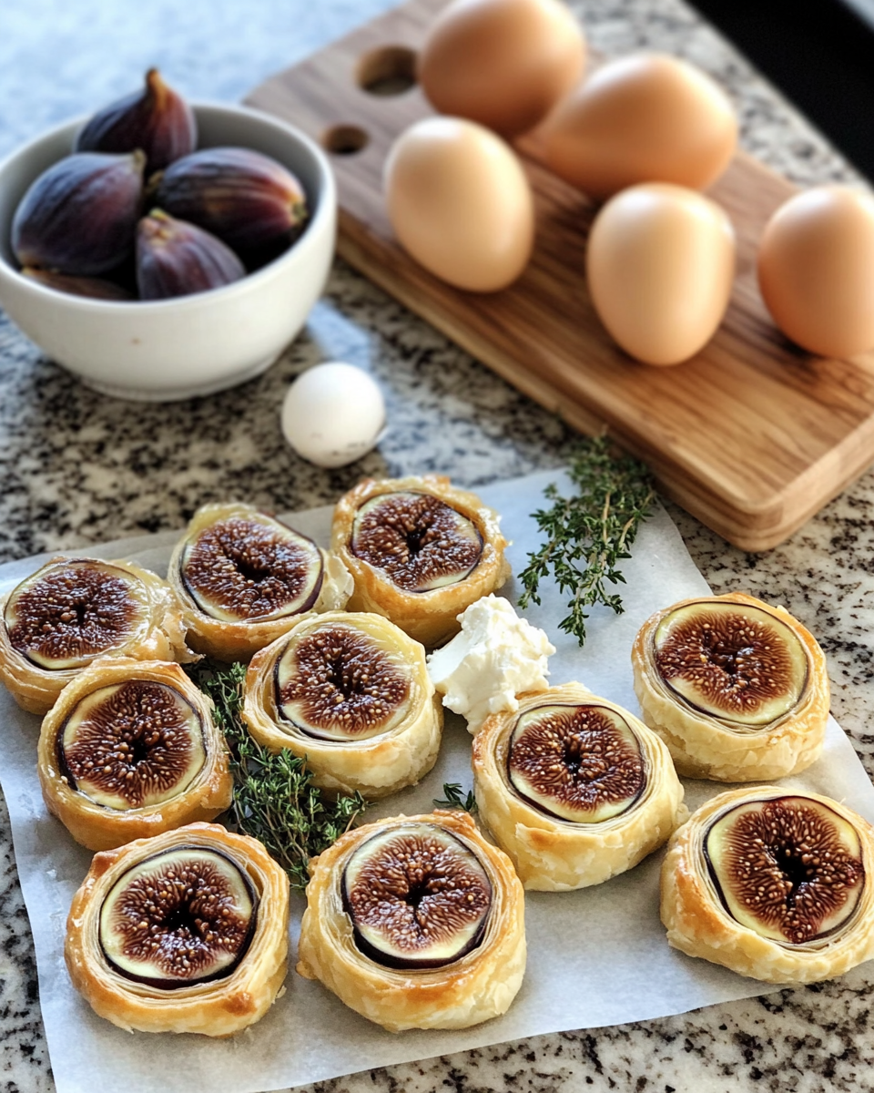 Ingredients for Irresistible Fig and Goat Cheese Pinwheels That Will Elevate Your Snack Game