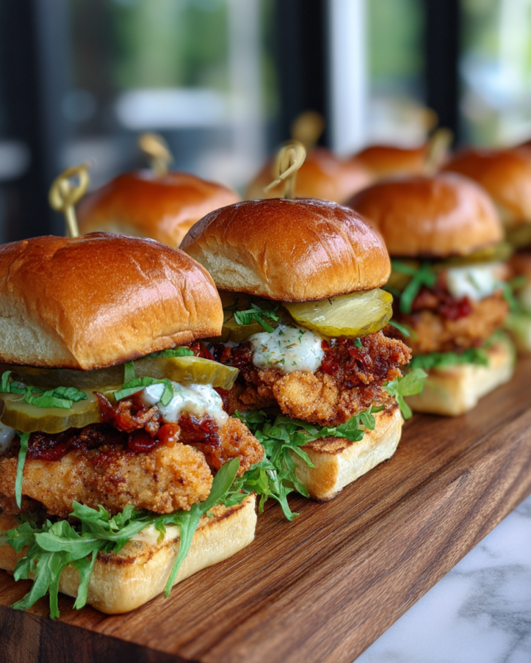 Crispy Fried Pickle Chicken Sandwich Sliders You Need to Try Now - Featured Image