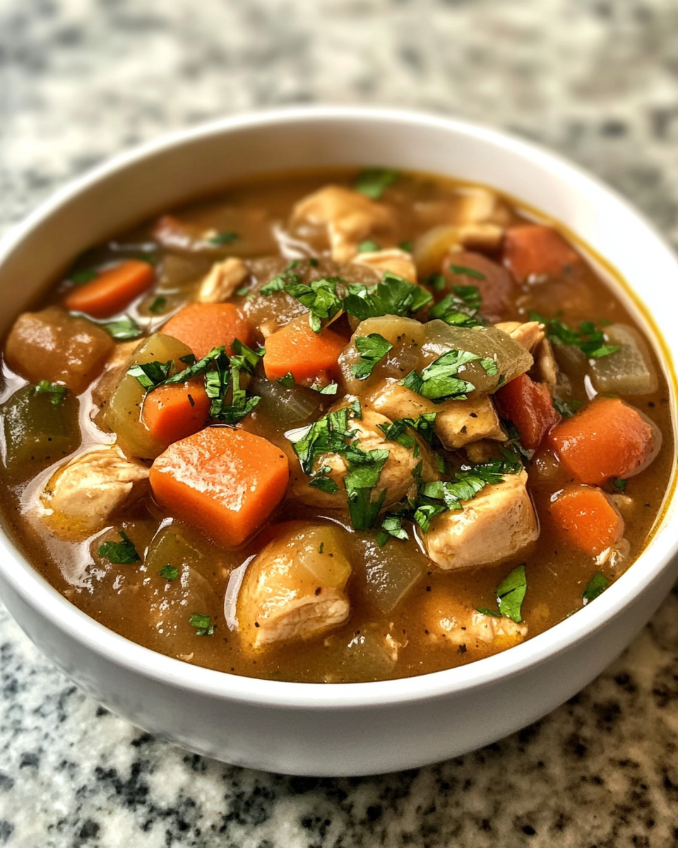 Final dish - Hearty and Spicy Green Chile Chicken Stew Recipe to Warm Your Soul