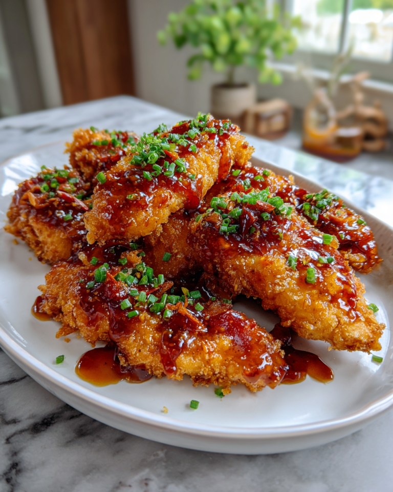 Sweet Heat Delight Hot Honey Bacon Chicken Tenders Recipe - Featured Image