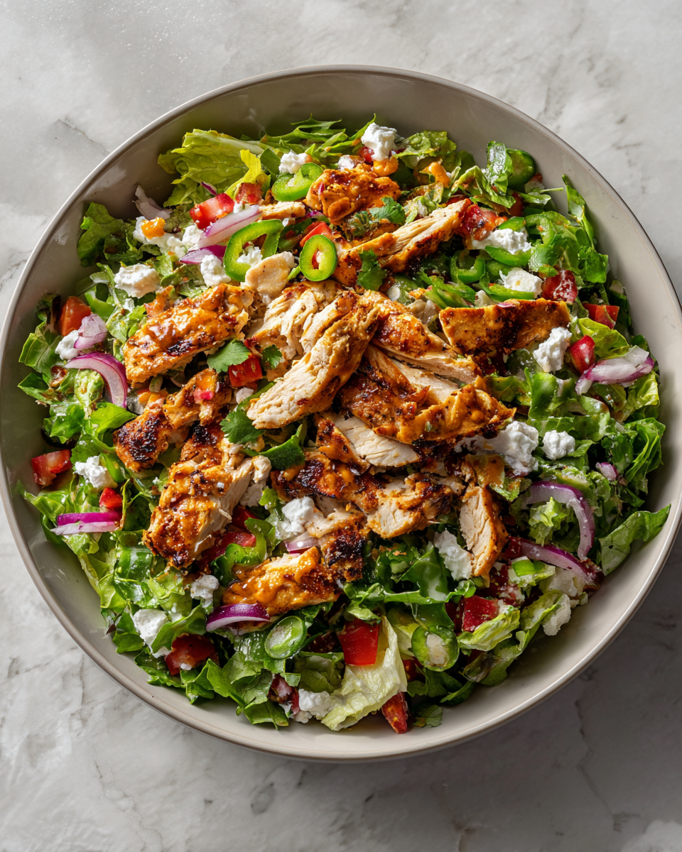 Final dish - Spice Up Your Lunch with This Irresistible Jalapeño Popper Chicken Salad