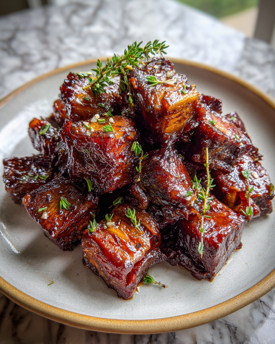 Final dish - Irresistible Maple Glazed Bacon Short Rib Bites You Have to Try