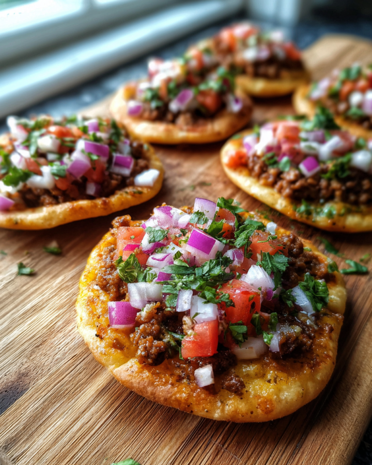 Mediterranean Mini Lahmacun Bites A Flavorful Twist on a Classic Favorite - Featured Image