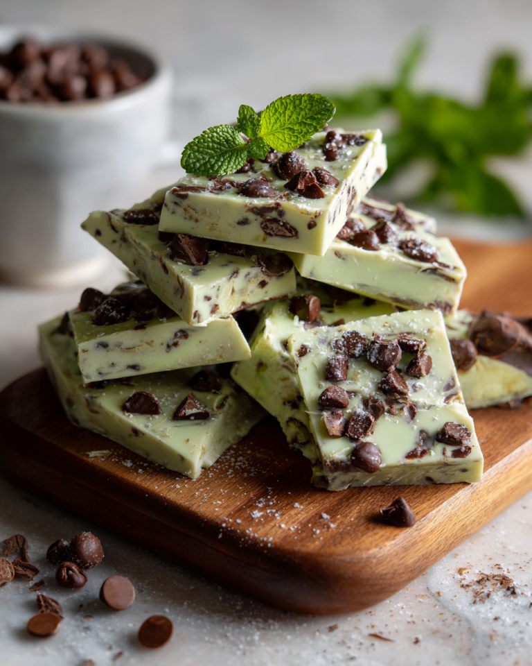 Irresistible Mint Chocolate Chip Fudge Bark Recipe You Need to Try - Featured Image