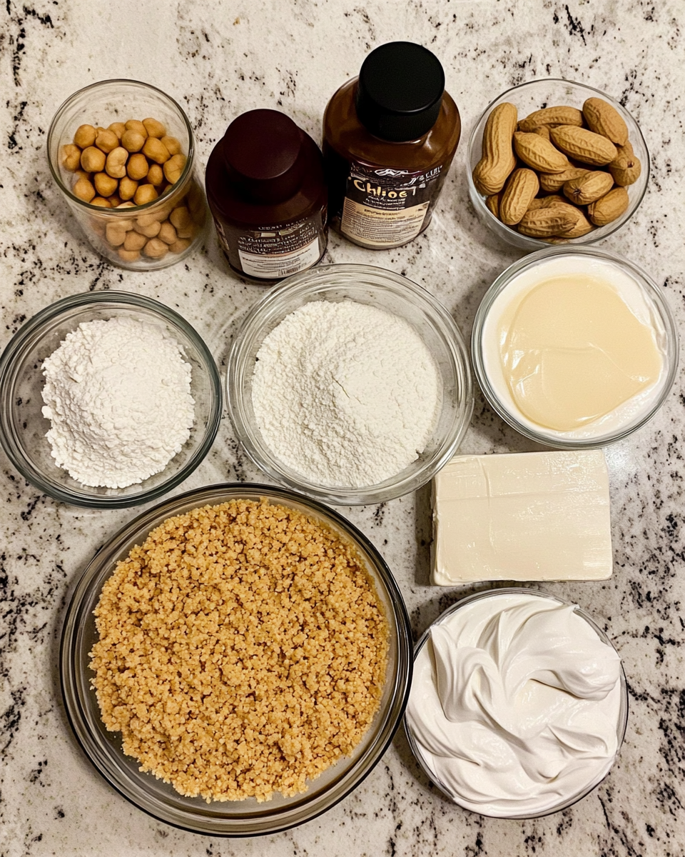 Ingredients for Irresistible No-Bake Peanut Butter Crunch Pie Recipe You Need to Try