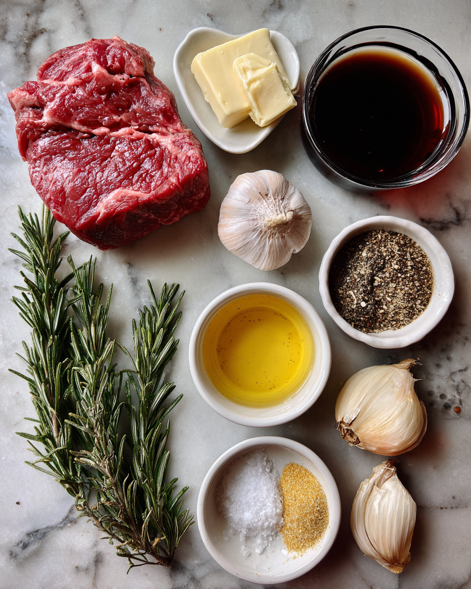 Ingredients for Savor the Ultimate Oven Filet with a Bold Red Wine Sauce