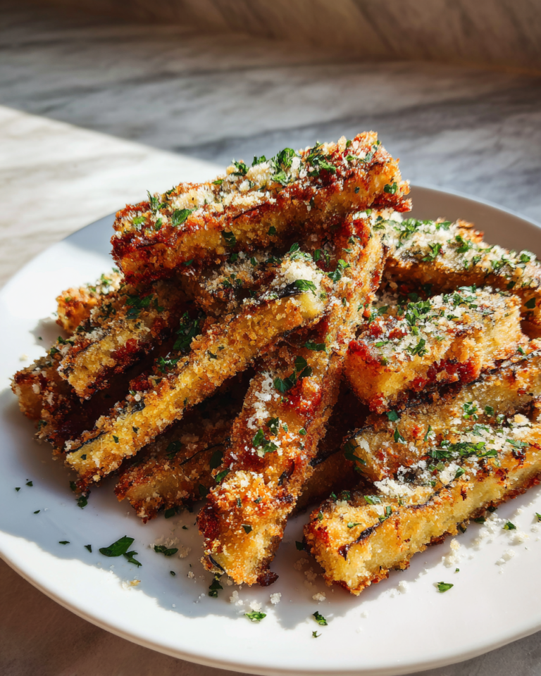 Crispy Parmesan Crusted Eggplant Sticks Your Taste Buds Will Love - Featured Image