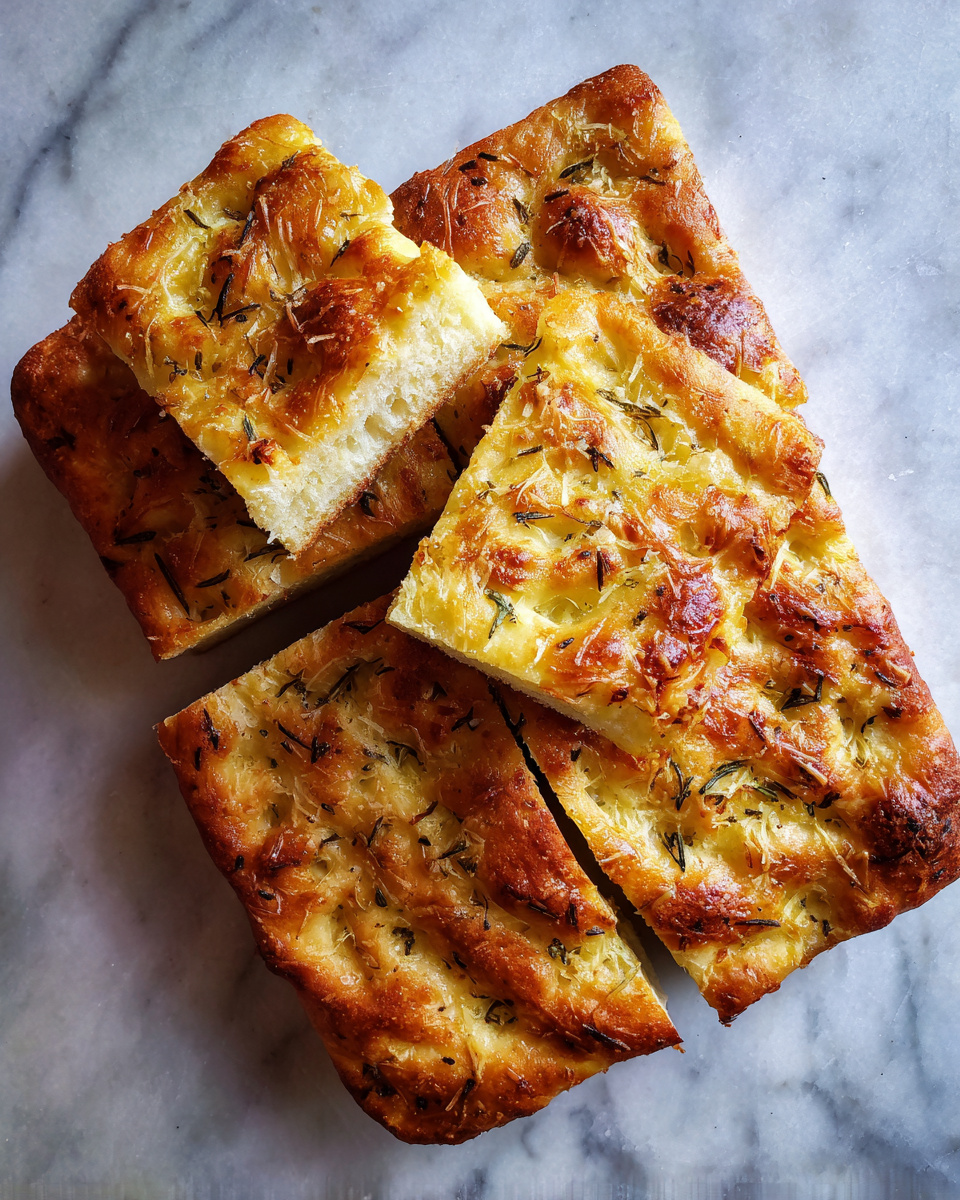 Final dish - Irresistible Parmesan Focaccia Bread Recipe You Need to Try