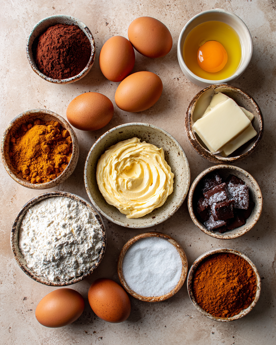 Ingredients for Irresistible Pumpkin Cream Cheese Swirl Brownies You Need to Try