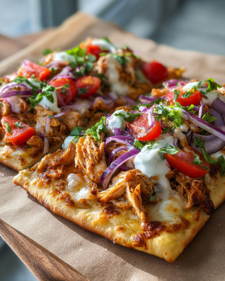 Irresistible Ranch Chicken Taco Flatbread Recipe You Need to Try - Featured Image