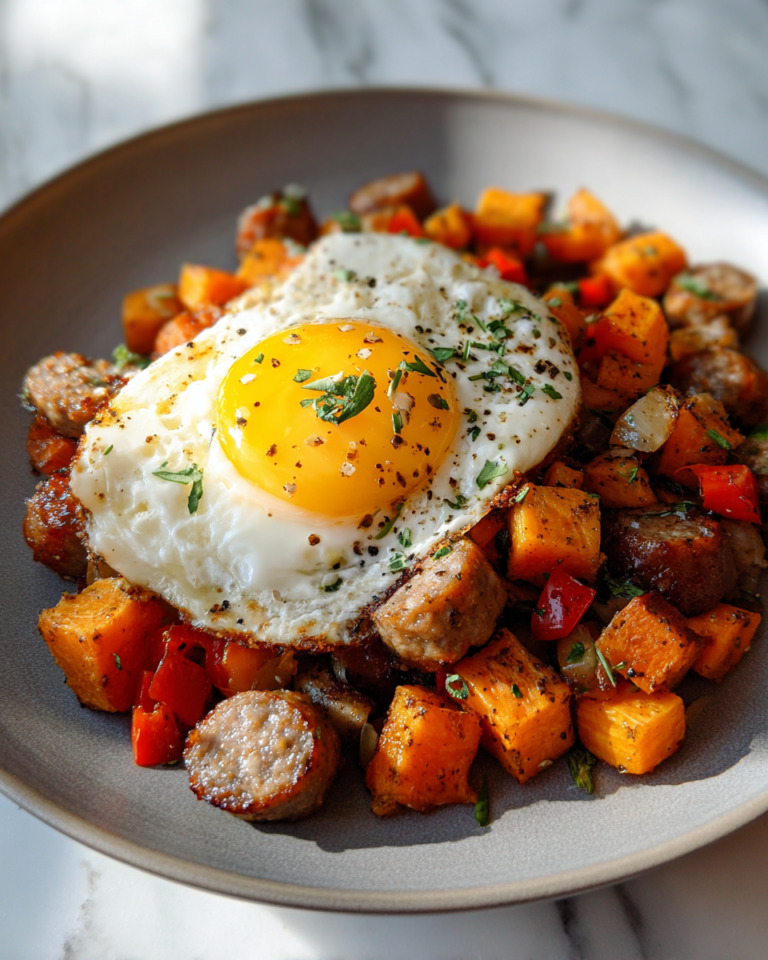 Hearty Sausage and Sweet Potato Breakfast Hash to Start Your Day Right - Featured Image