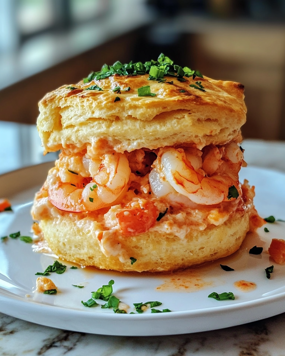Final dish - Irresistible Shrimp and Crab Biscuit Melts You Need to Try