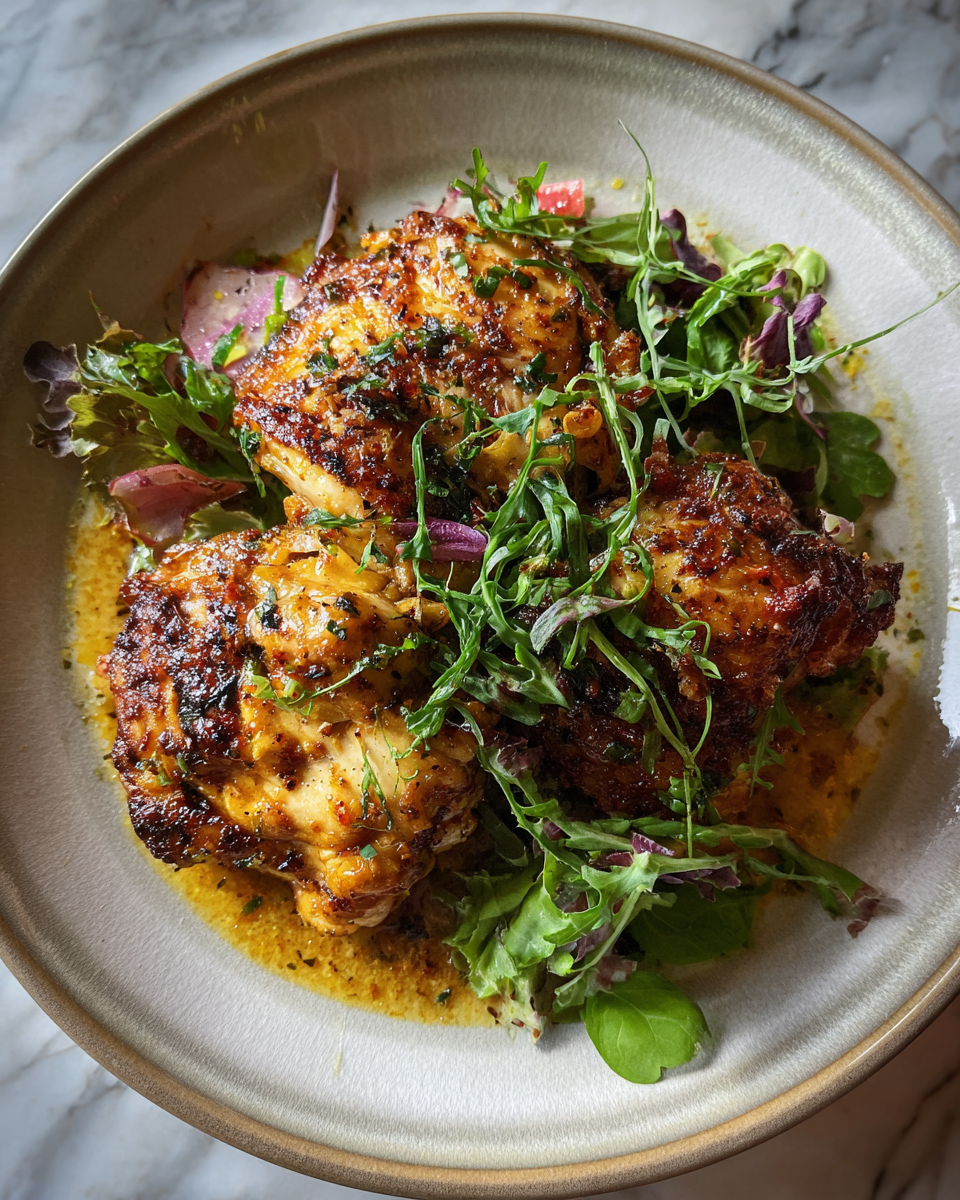 Final dish - Fiery Flavor Fusion Spicy Maple Dijon Chicken Thighs You Need to Try