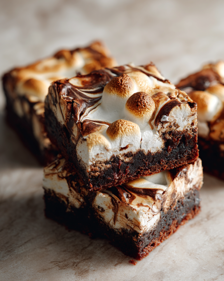 Irresistible Toasted Marshmallow Fudge Brownies You Have to Try - Featured Image
